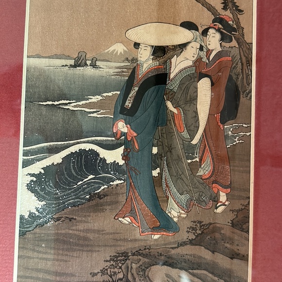 Kitagawa Fujimaro Original Woodblock Painting - Picture 5 of 12